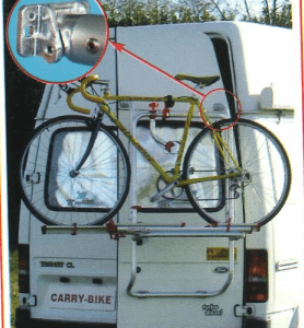 Carry Bike 200 DB para furgones con doble puerta trasera ¡¡OFERTA ULTIMA UNIDAD!!